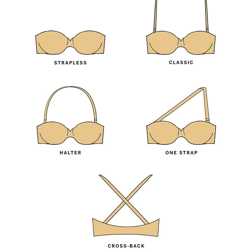 NEW lightly lined strapless bra - Picture 2 of 6